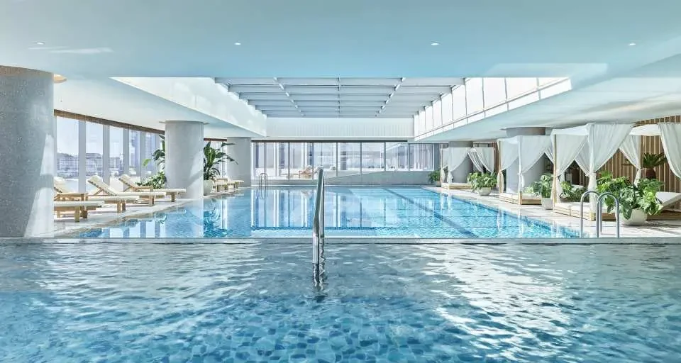 Indoor pool at Grand Josun Busan.