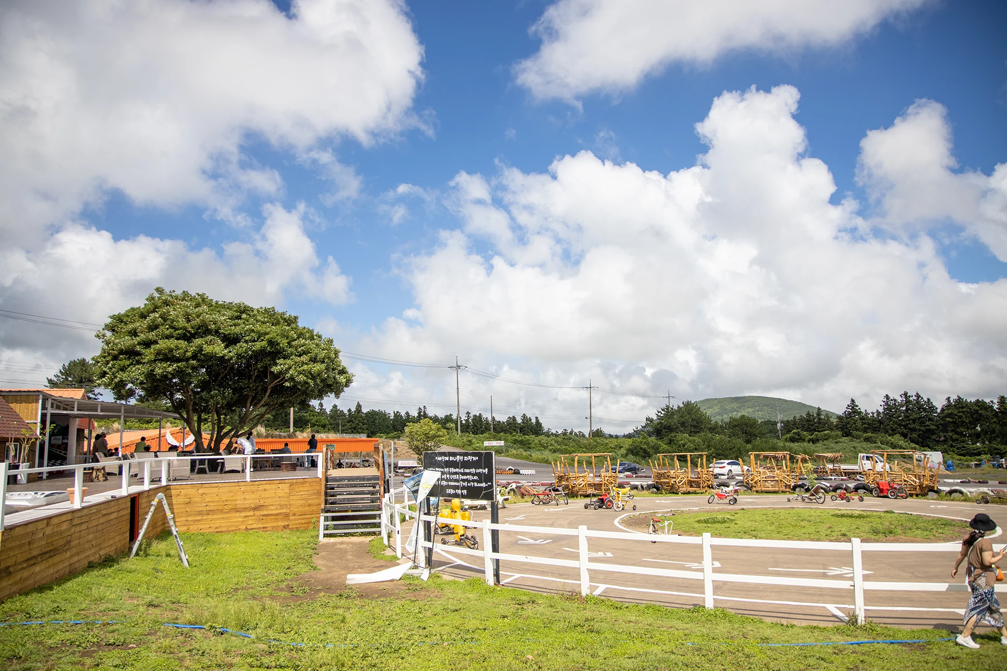 Horse-riding area at Ranch Cafe Delekoomda; the image does not define the ticket inclusions.