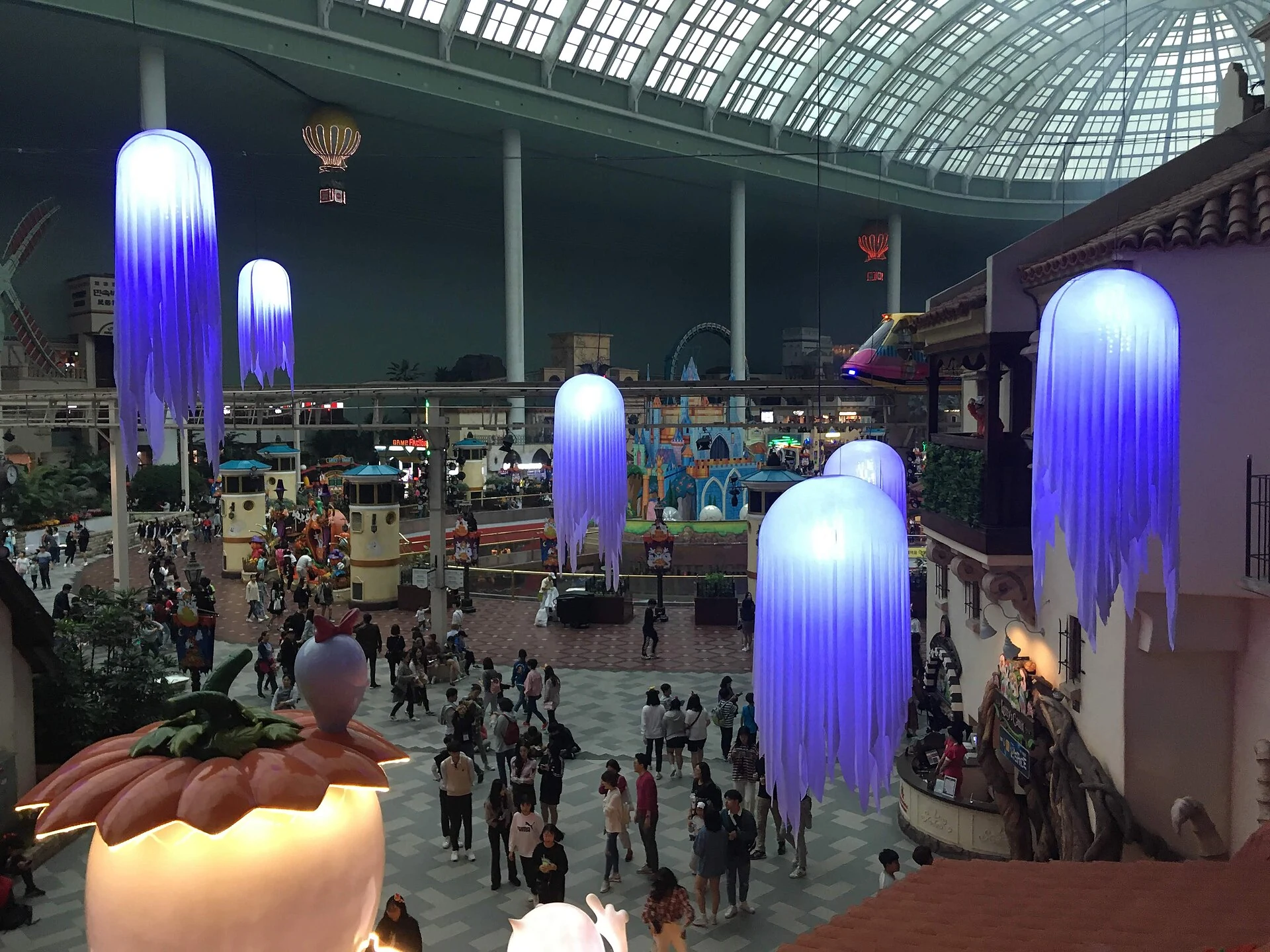 Lotte World and the surrounding Jamsil skyline in Seoul