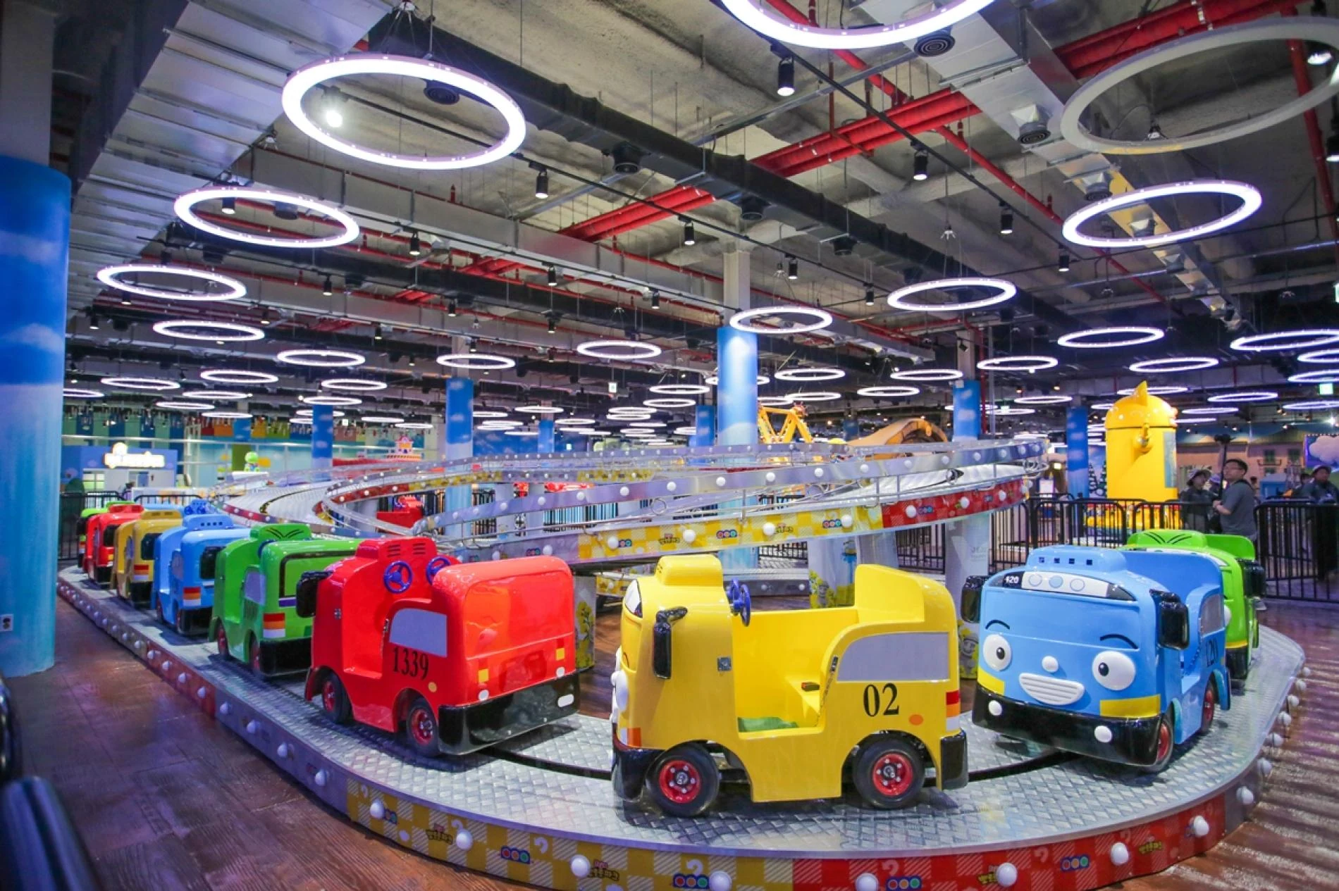 Indoor Tayo themed ride at Pororo and Tayo Theme Park Jeju on KKday exact product 104138