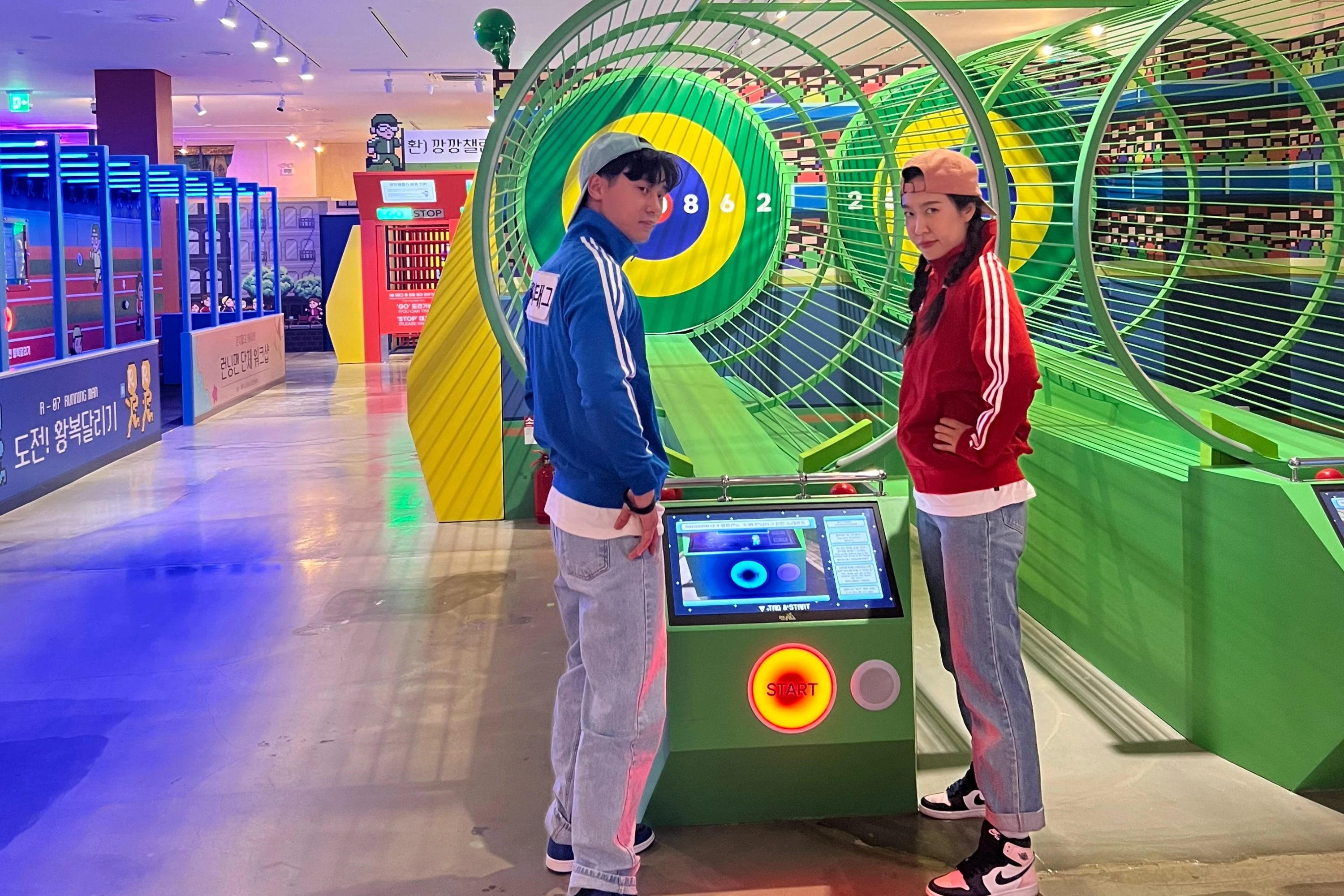 Indoor challenge area at Running Man Jeju EP.4 Kangkang Land.