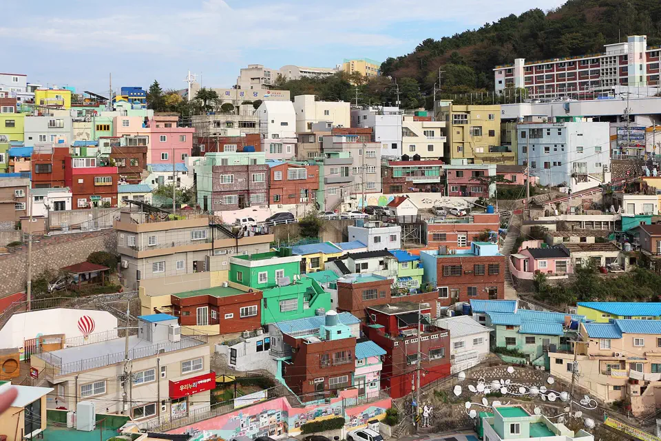 Busan Gamcheon Culture Village hillside neighbourhood