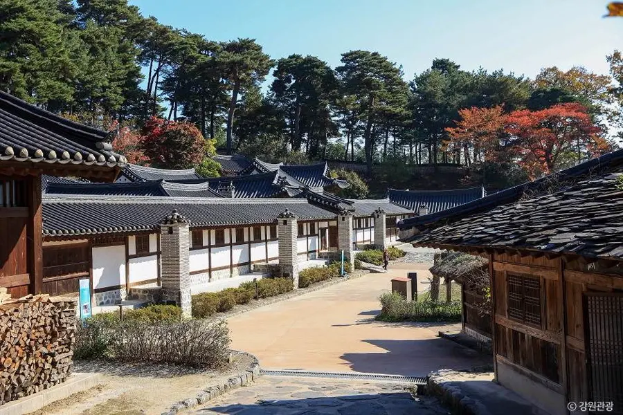 Traditional residence buildings at Seongyojang House