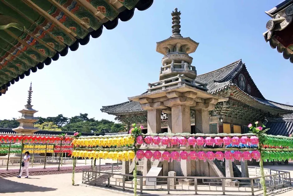 Dabotap stone pagoda at Bulguksa temple in Gyeongju
