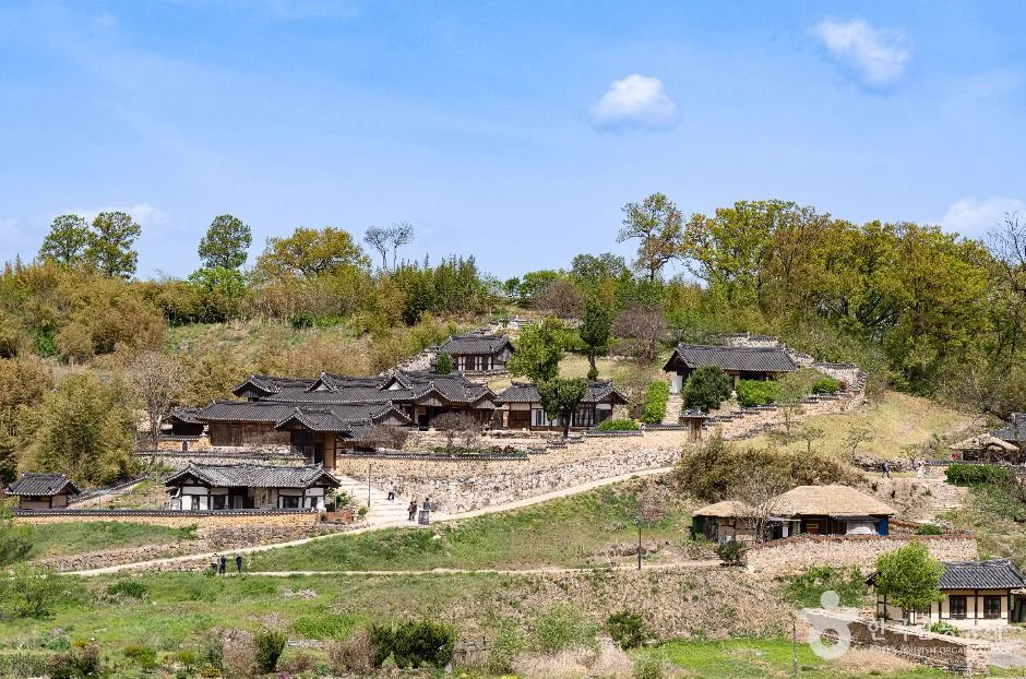 A lane between traditional homes at Yangdong Village