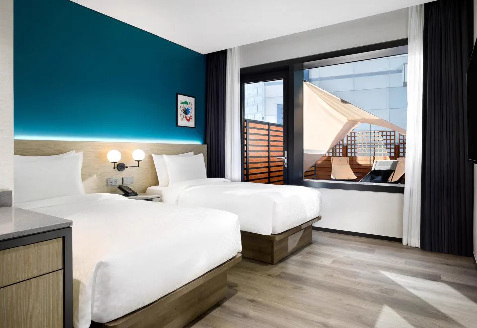 Twin room at Four Points Josun Myeongdong