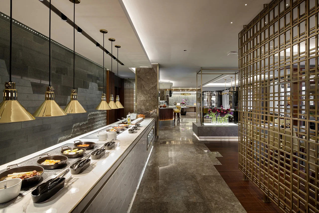 Dining area inside Lotte Hotel Seoul