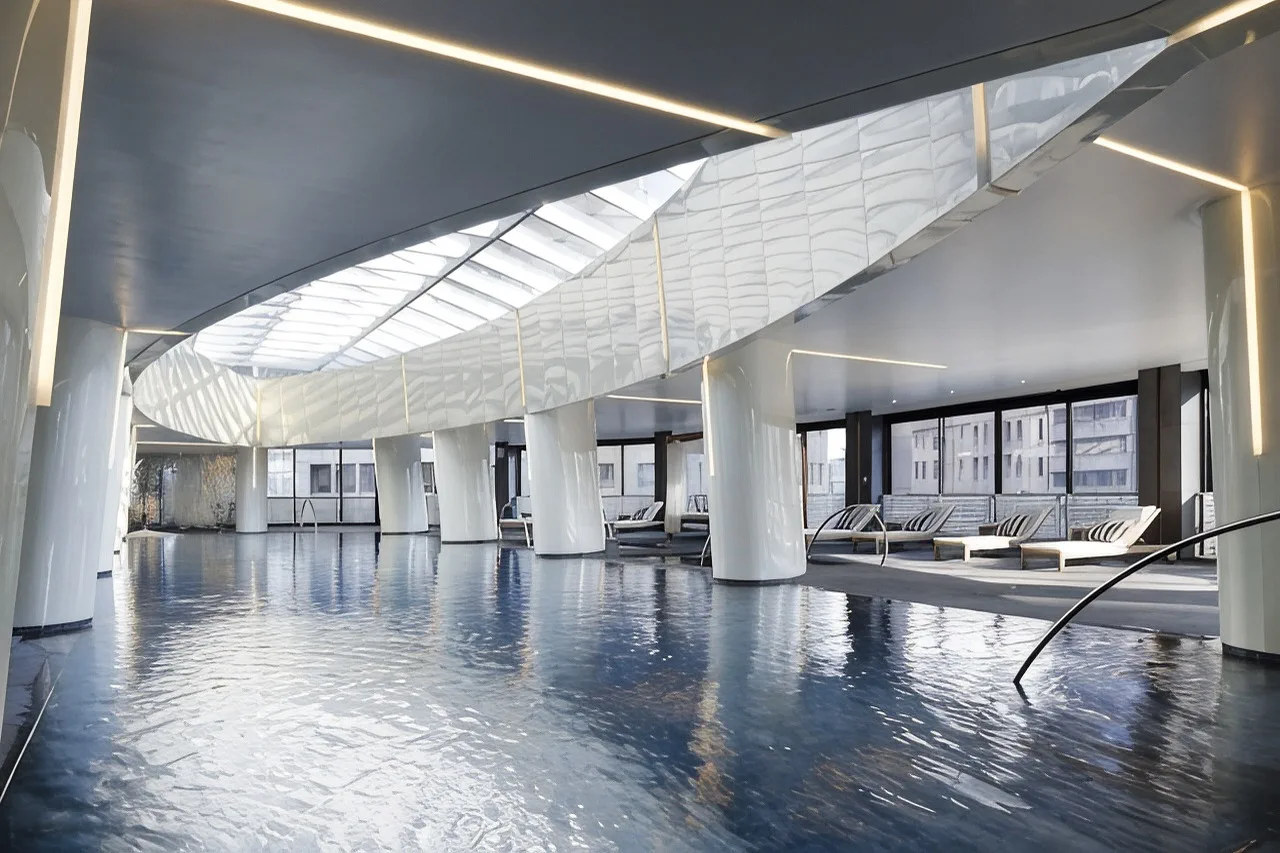 Indoor pool at The Westin Josun Seoul.