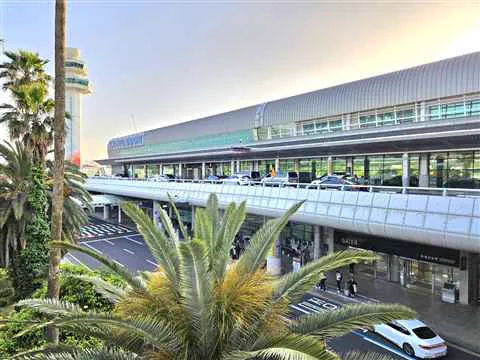 Jeju International Airport arrivals entrance
