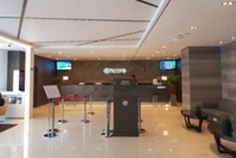 Official lobby image of Ramada Encore by Wyndham Busan Haeundae.