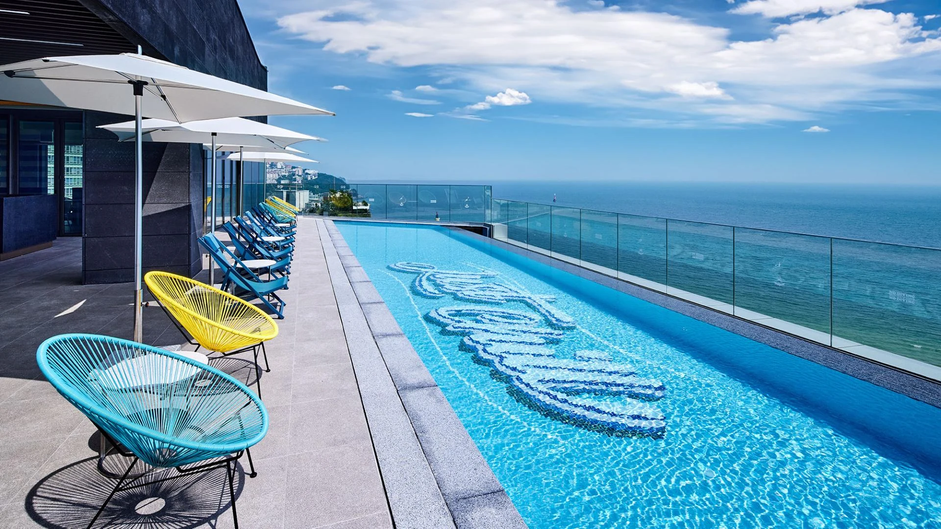 Rooftop pool at L7 Haeundae; access depends on the selected rate and visit dates.