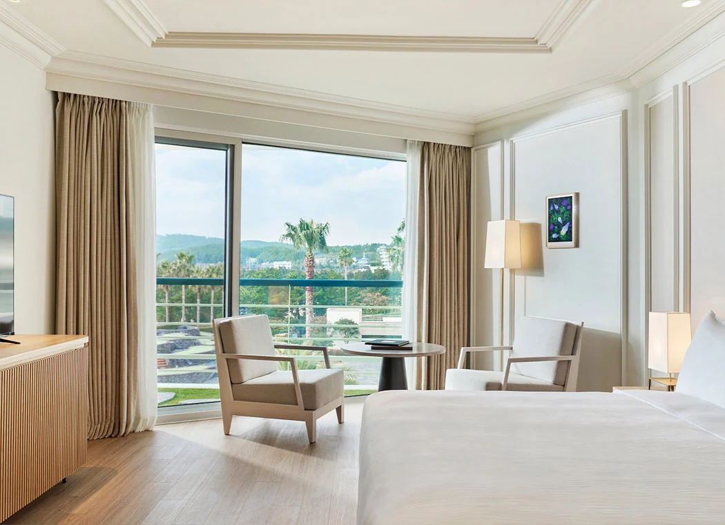 Grand Josun Jeju resort exterior in Jungmun