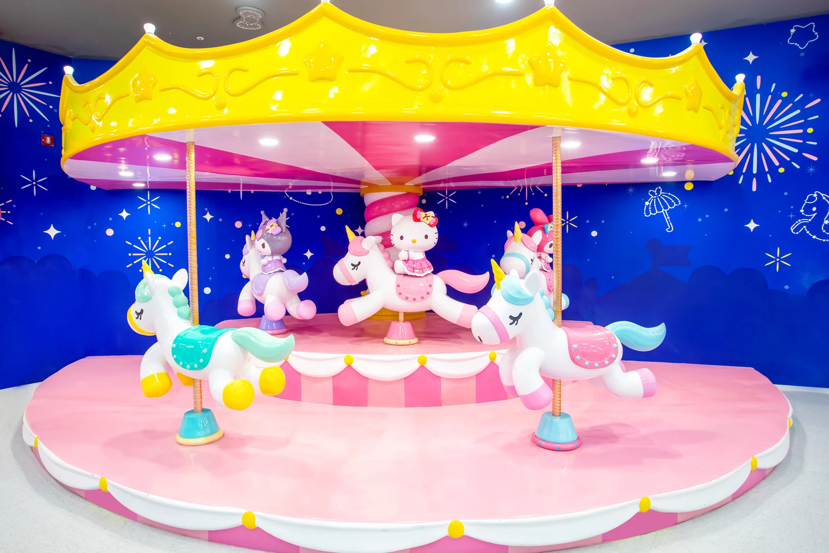Sanrio Characters Theme Park on the second floor of Hello Kitty Island Jeju