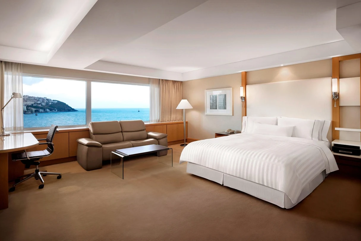 Guest room at The Westin Josun Busan.