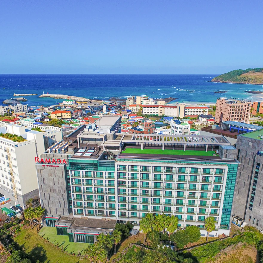 Ramada by Wyndham Jeju Hamdeok exterior at 470 Sinbuk-ro