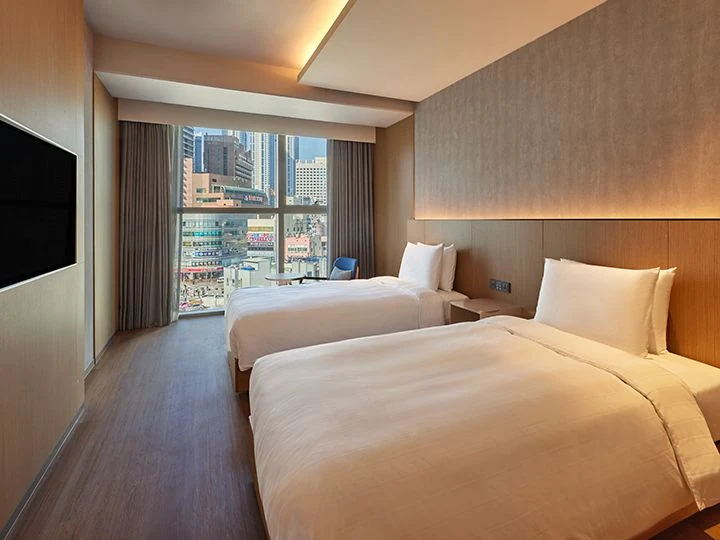 L7 Haeundae twin room authentic photo