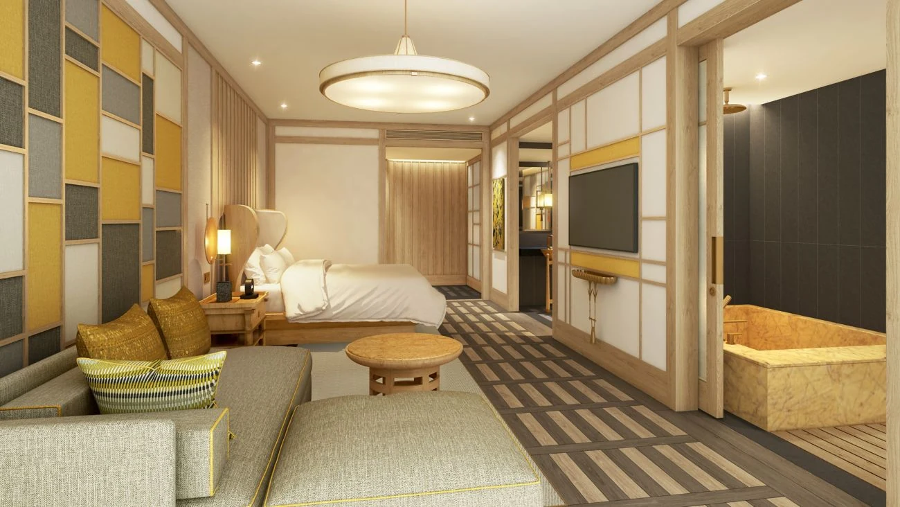 JW Marriott Jeju Deluxe King guest room