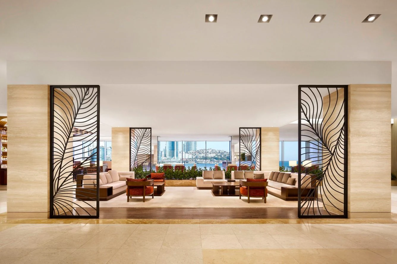 Lobby at The Westin Josun Busan.