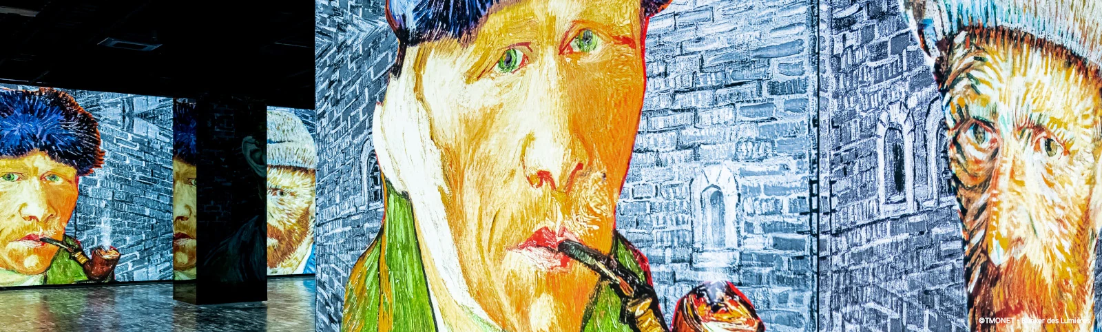 Van Gogh immersive exhibition at Bunker des Lumières